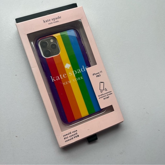NEW kate spade Rainbow Pride iPhone 11 Pro Case - Picture 1 of 4